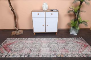 Oushak Vintage Runner Rug - Thumbnail