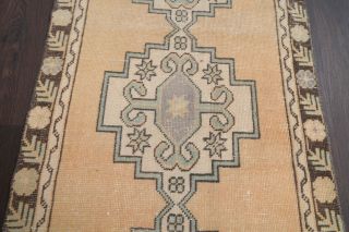 Turkish Vintage Runner Rug - Thumbnail