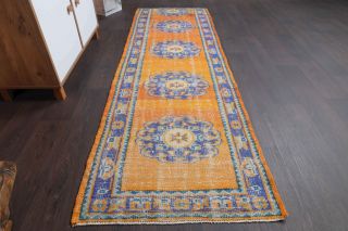 Turkish Vintage Runner Rug - Thumbnail