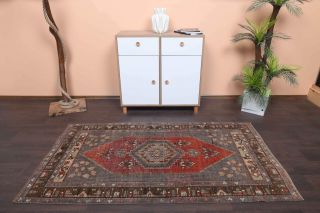 Turkish Vintage Accent Rug - Thumbnail