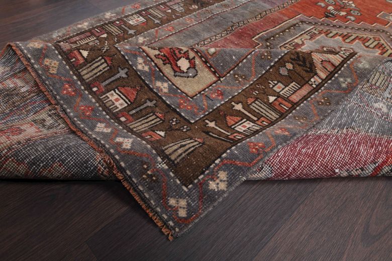 Turkish Vintage Accent Rug