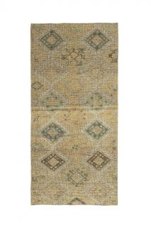 Turkish Vintage Runner Rug - Thumbnail