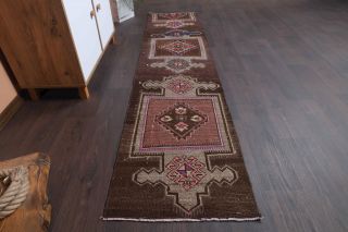 Turkish Vintage Runner Rug - Thumbnail