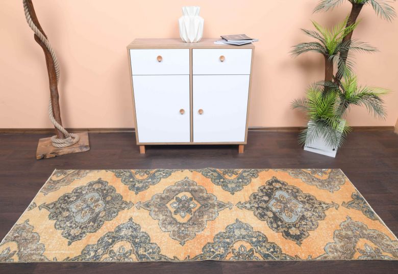 Vintage Oushak Runner Rug