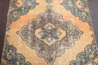 Vintage Oushak Runner Rug - Thumbnail