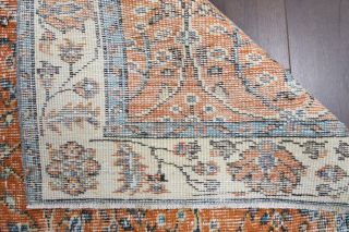 Vintage Burnt Orange Rug - Thumbnail