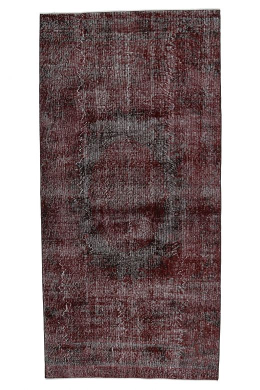 Vintage Dark Red Rug