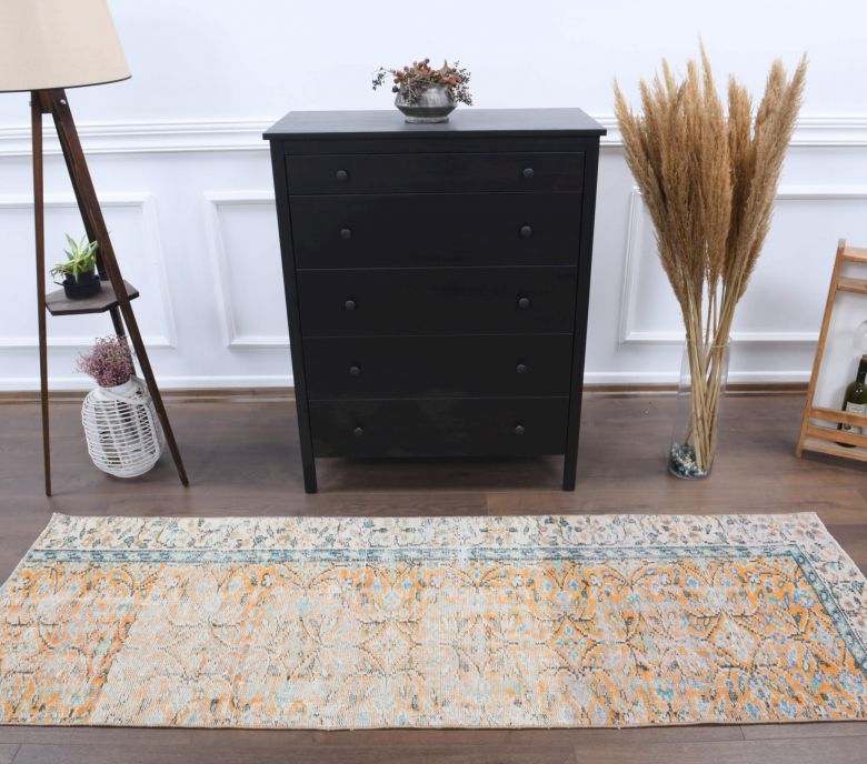 Vintage Oushak Runner Rug