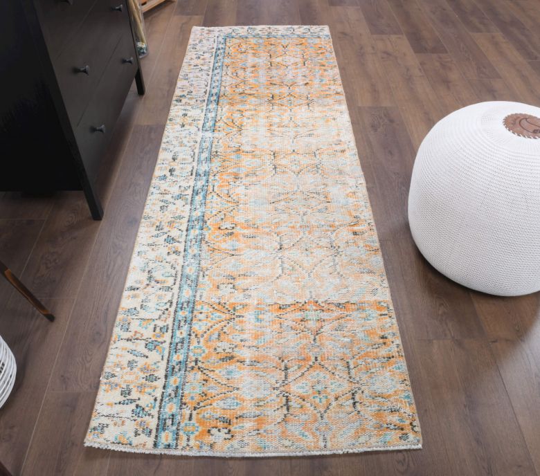 Vintage Oushak Runner Rug
