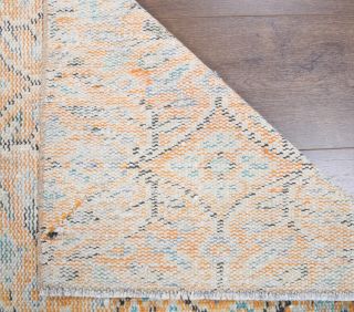 Vintage Oushak Runner Rug - Thumbnail