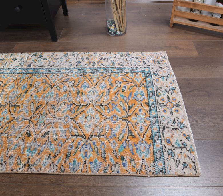 Vintage Oushak Runner Rug