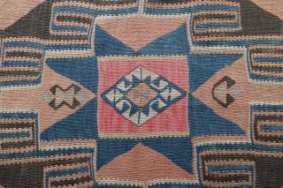 Unique Flatweave Vintage Runner Kilim - Thumbnail