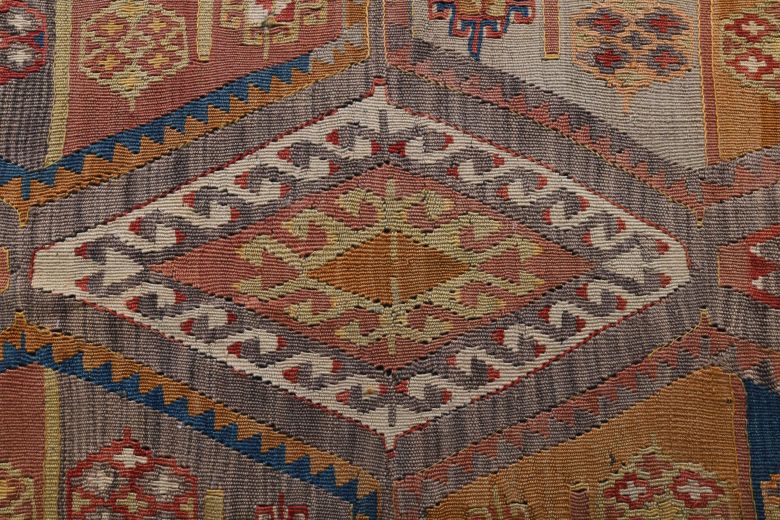 Cacim Long & Wide Flatweave Kilim Runner