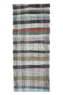 Turkish Flatweave Runner Rug - Thumbnail