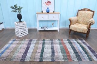 Turkish Flatweave Runner Rug - Thumbnail