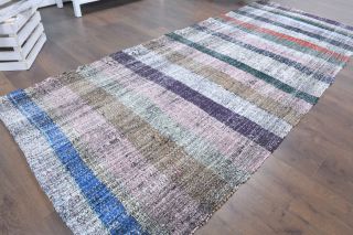 Turkish Flatweave Runner Rug - Thumbnail