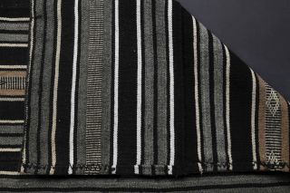 Vintage Striped Wide & Long Runner Rug - Thumbnail