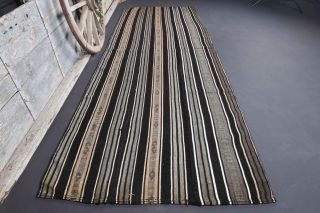 Vintage Striped Wide & Long Runner Rug - Thumbnail