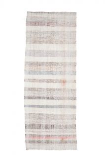 Antique Kilim Runner Rug - Thumbnail