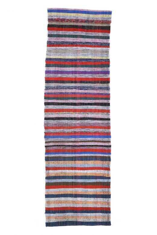 Stiped Colorful Vintage Runner Rug