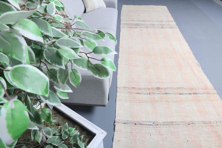 Neutral Colors Vintage Runner Rug