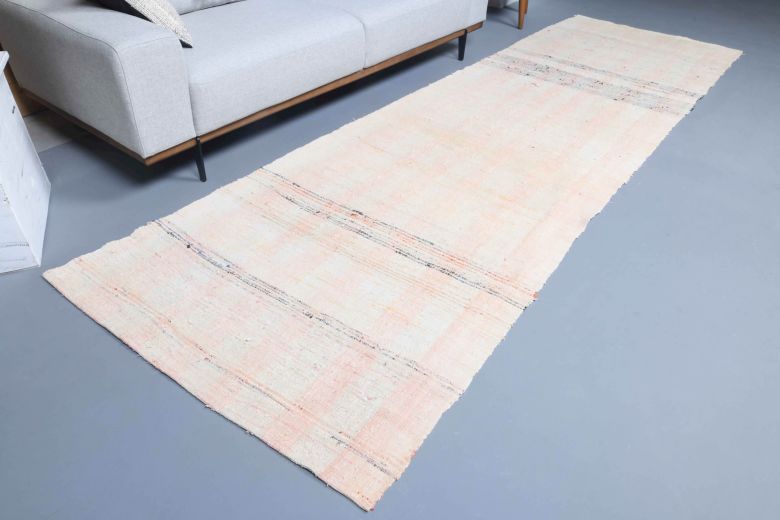 Neutral Colors Vintage Runner Rug