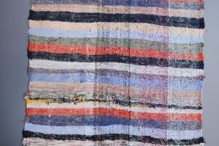 Striped Vintage Runner Rug - Thumbnail