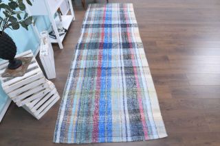 Turkish Vintage Runner Rug - Thumbnail