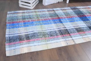 Turkish Vintage Runner Rug - Thumbnail