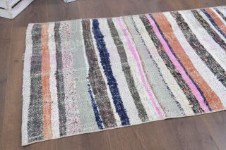 Turkish Vintage Runner Rug - 31951 - Thumbnail