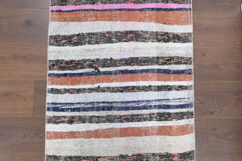 Turkish Vintage Runner Rug - 31951