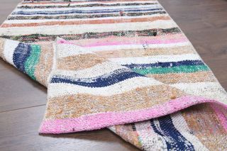 Turkish Vintage Runner Rug - 31951 - Thumbnail