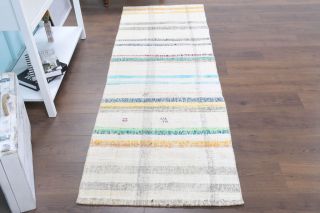 Vintage Runner Kilim Rug - Thumbnail