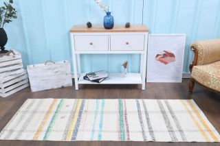 Vintage Runner Kilim Rug - Thumbnail