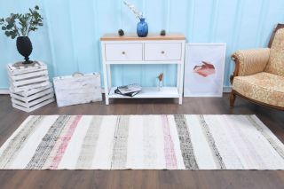 Vintage Runner Flatweave Rug - Thumbnail