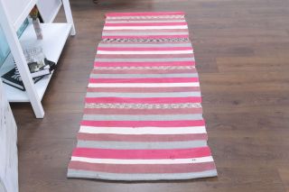 Vintage Runner Flatweave Rug - Thumbnail