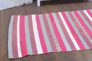 Vintage Runner Flatweave Rug - Thumbnail