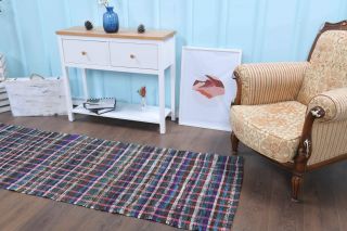 Nomadic Turkish Vintage Runner Rug - Thumbnail