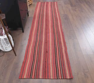 Oushak Turkish Vintage Runner Rug - Thumbnail