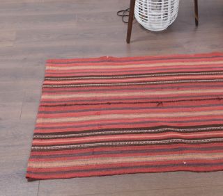 Oushak Turkish Vintage Runner Rug - Thumbnail