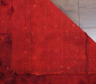 Red Overdyed Kilim Runner Rug - Thumbnail