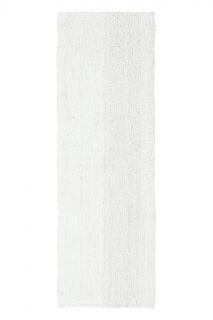 White Vintage Kilim Runner Rug - Thumbnail