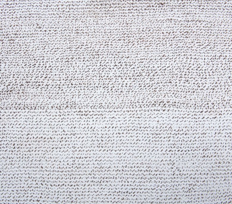 White Vintage Kilim Runner Rug