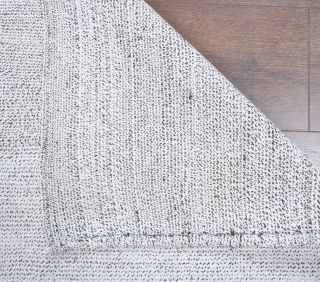 White Vintage Kilim Runner Rug - Thumbnail