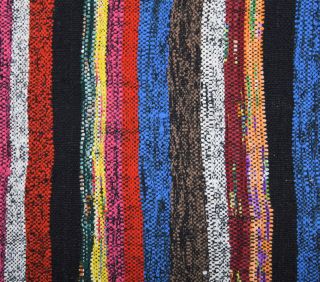 Striped Kilim - Vintage Runner Rug - Thumbnail