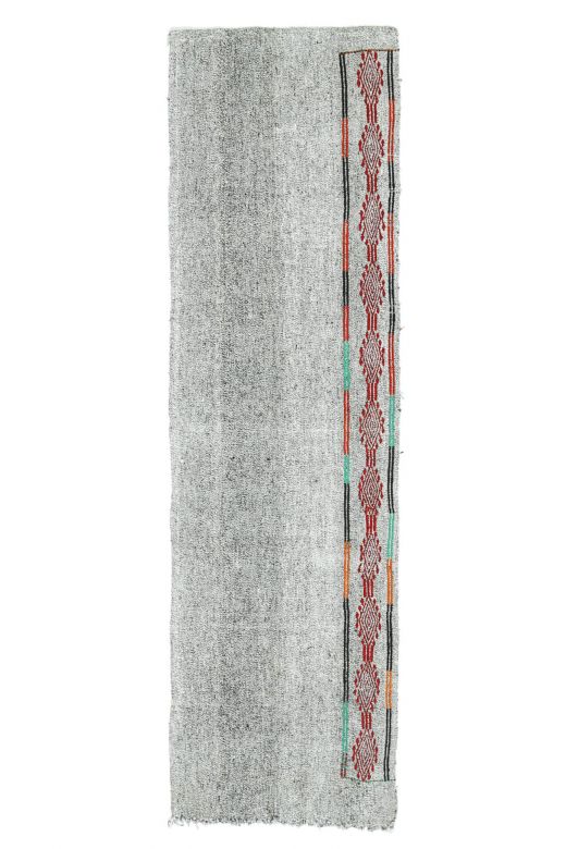 Gray Ethnic Vintage Runner Rug