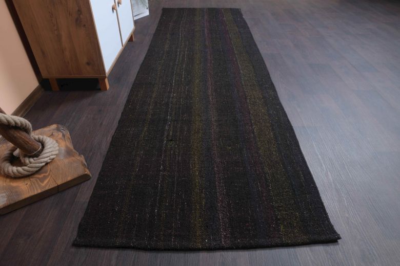 Flatweave Vintage Dark Rug