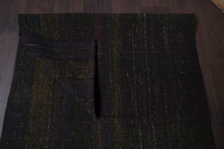 Flatweave Vintage Dark Rug