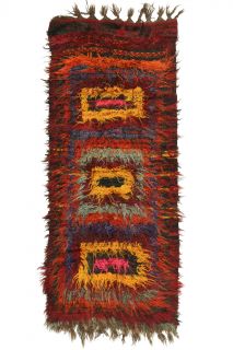 Vintage Runner Tulu Rug - Thumbnail