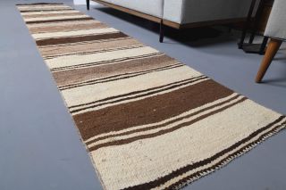 Vintage Flatewave Runner Rug - Thumbnail